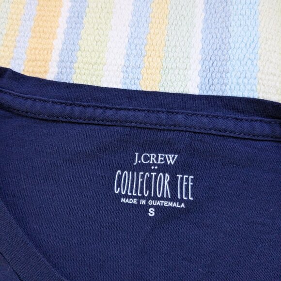 ⭐ J. Crew blue "Weekend Crew" Collector Tee Small - Picture 3 of 10